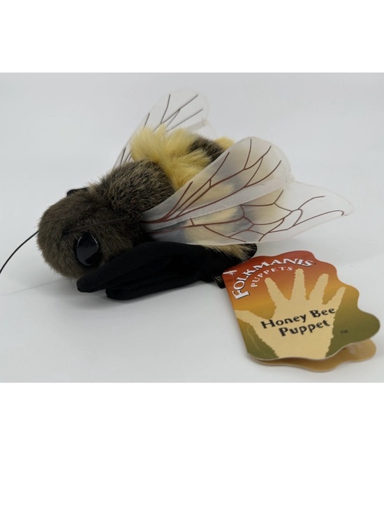 Folkmanis Other - Folkmanis Honey Bee Hand Puppet Preschool 
Library Toy Plush